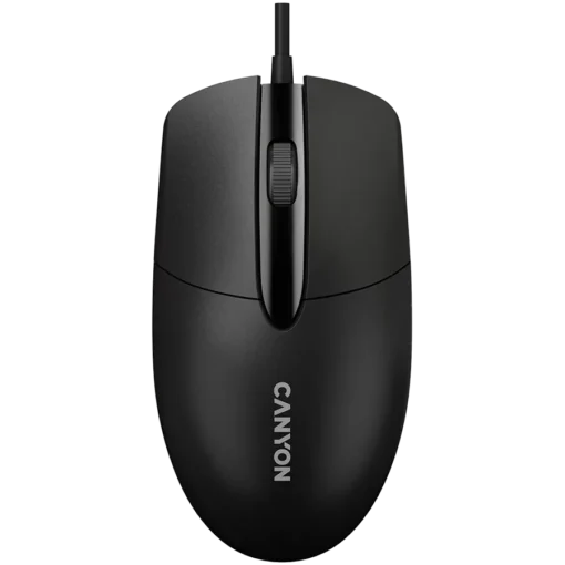 Мишка за компютър CANYON mouse M-5 Wired Black - Image 8