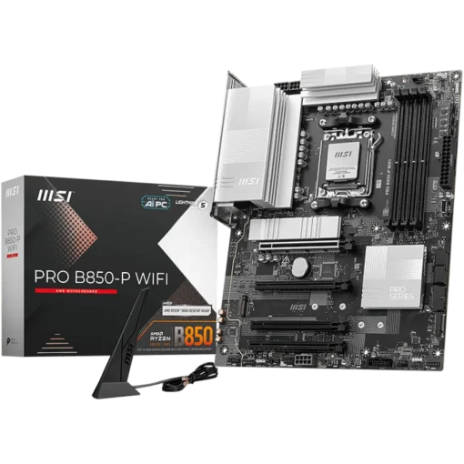 Дънна платка MSI PRO B850-P WIFI ATX Socket AM5 4x DDR5 Dual Channel DDR5 up to 8200(OC)MHz 4x PCIe 3.0 16 slots 3x M.2