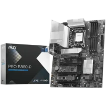 Дънна платка MSI PRO B860-P ATX LGA 1851 4x DDR5 Dual Channel DDR5 up to 8600(OC)MHz 4x PCIe x16 slot 3x M.2 slot 4x USB