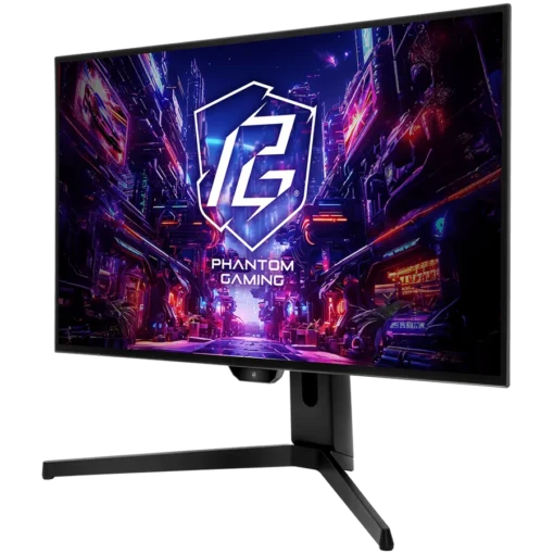 Монитор Asrock Gaming Monitor, 27" QHD(2560x1440) OLED, 240 Hz, 129% sRGB, 1 500 000:1, 16:9, 178/178, 0.03 ms, 275 nits, AMD FreeSync™, Height, Swivel, Tilt, 2x 3W Speakers, 2x HDMI 2.0, 2x DP 1.4, 3x USB 3.2, 1x USB-C 1x Audio (3.5mm), 3Y - Image 8