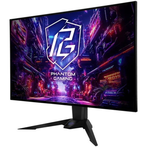 Монитор Asrock Gaming Monitor, 31.5" 4K (3840x 2160) OLED, AG, 240/480 Hz, 132% sRGB, 16:9, 1 500 000:1, 178/178, 0.03 ms, High, Swivel and Tilt adjustment, 2x 5W Speakers, 2x HDMI 2.0, 2x DP 1.2, 4x USB 3.2, 1x USB-C, 1x Audio (3.5mm), Wi-Fi antenna - Image 8