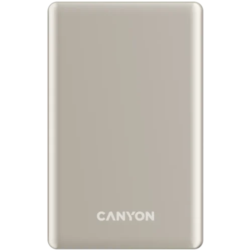 Външна батерия CANYON power bank OnPower 510 slim Magsafe 10000 mAh PD20W Beige