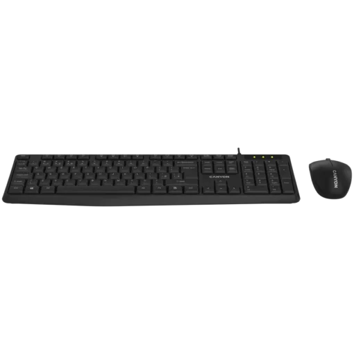 Клавиатура CANYON SET-W01 EN/BG Keyboard+Mouse Wireless Black - Image 8