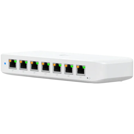 Kомутатор Ubiquiti USW-Ultra-60W Layer 2, 8-port GbE PoE switch: 7x GbE PoE+ output ports, GbE port with optional PoE++ input - Image 7