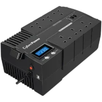 UPS CyberPower UPS с AVR 700VA/420W Line-Interactive LCD display 700VA/420W 8x Schuko Runtime at 90W ( min ):28 Surge an