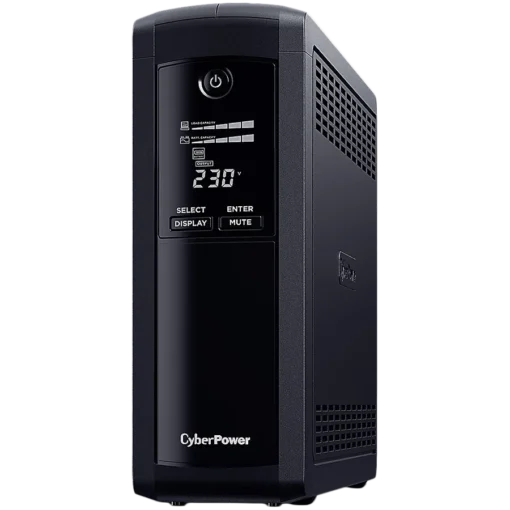 UPS CyberPower UPS AVR 1600VA/960W Line-Interactive LCD display 4x Schuko Runtime at 480W ( min ):11 Surge and Spike pro