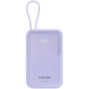 Външна батерия CANYON power bank OnPower 101 built-in cable 10000 mAh PD22.5W Purple