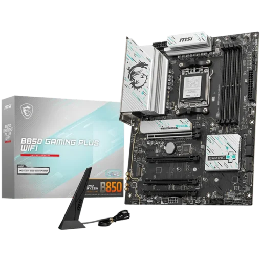 Дънна платка MSI B850 GAMING PLUS WIFI ATX Socket AM5 4x DDR5 Dual Channel DDR5 up to 8200(OC)MHz 4x PCIe 3.0 x16 slot 3