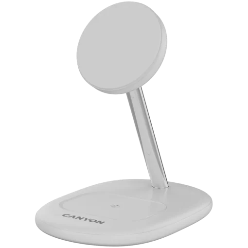 Зарядно за мобилен телефон CANYON wireless charger WCS-205 15W Qi2 2in1 w/o adapter