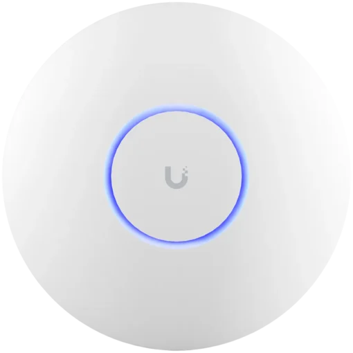 Ubiquiti Ceiling-mounted WiFi 7 AP with 6 spatial streams and 6 GHz support for interference-free WiFi in demanding larg