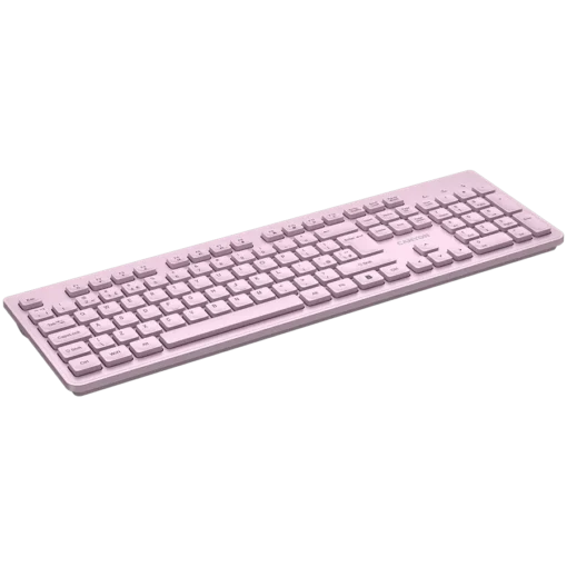 Клавиатура CANYON keyboard HKB-W01 UK/US AAA Wireless Pink - Image 5