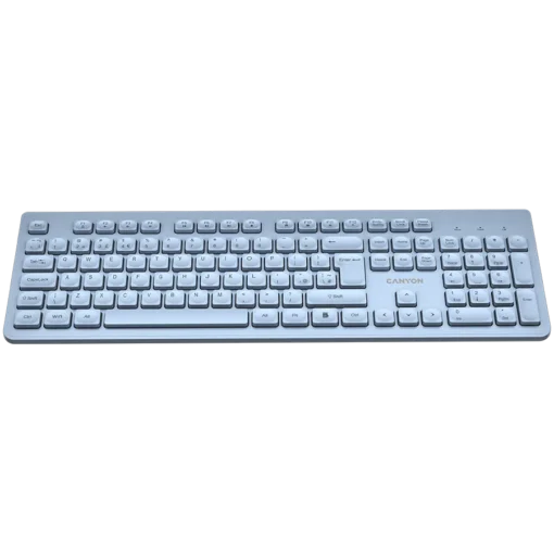 Клавиатура CANYON keyboard HKB-W01 UK/US AAA Wireless Blue - Image 2