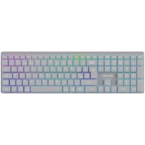 Клавиатура CANYON keyboard HKB-W11 UK/US RGB Dual Mode Wireless Grey