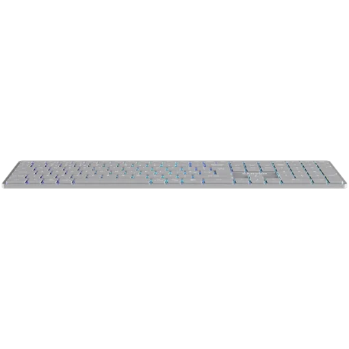 Клавиатура CANYON keyboard HKB-W11 UK/US RGB Dual Mode Wireless Grey - Image 3