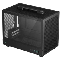 Кутия за компютър DeepCool CH160 Mini Tower Mini-ITX 2xUSB3.0 1xType-C Gen 2 1xAudio Mesh Panel Black