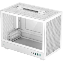 Кутия за компютър DeepCool CH160 WH Mini Tower Mini-ITX 2xUSB3.0 1xType-C Gen 2 1xAudio Mesh Panel White