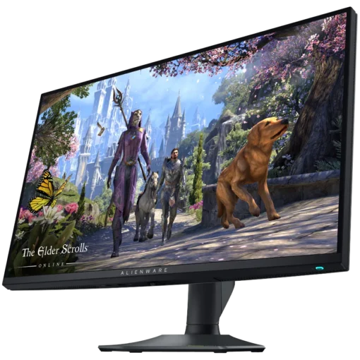 Монитор Alienware AW2725QF Gaming Monitor, 27" 16:9 IPS 3840x2160 up to 180Hz or 1920x1080 up to 360Hz, 0.5ms GtG, 1000:1, 400 cd/m2, G-Sync, 2x HDMI, 1xDP, 3xUSB 3.2, 1xUSB-C (15W), Tilt, Swivel, Pivot, Height Adj, 3Y - Image 17