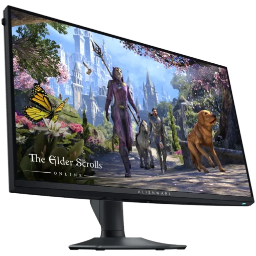 Монитор Alienware AW2725QF Gaming Monitor, 27" 16:9 IPS 3840x2160 up to 180Hz or 1920x1080 up to 360Hz, 0.5ms GtG, 1000:1, 400 cd/m2, G-Sync, 2x HDMI, 1xDP, 3xUSB 3.2, 1xUSB-C (15W), Tilt, Swivel, Pivot, Height Adj, 3Y - Image 18