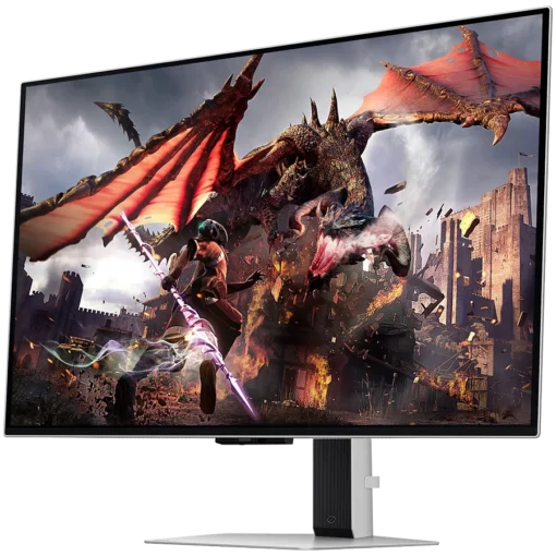 Монитор Monitor LED Samsung LS32DG802SUXDU G80SD Gaming, 32" UHD Flat 16:9 (3840x2160) OLED 240z, 250 cd/㎡, 1000000:1, 0.03ms, 178/178, DisplayPort, HDMI, USB Hub, Wi-Fi, Bluetooth, 2Y - Image 12