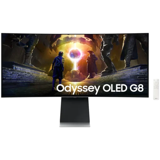 Монитор Monitor LED Samsung LS34DG850SUXDU Odyssey G85SD 34"  Ultra WQHD Curved 1800R 21:9 (3440x1440) OLED 174Hz 250 cd