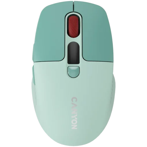 Безжична мишка CANYON mouse MW-26 LCD Silent Dual Mode Wireless Green