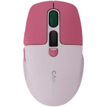 Безжична мишка CANYON mouse MW-26 LCD Silent Dual Mode Wireless Pink