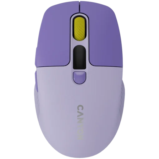 Безжична мишка CANYON mouse MW-26 LCD Silent Dual Mode Wireless Violet