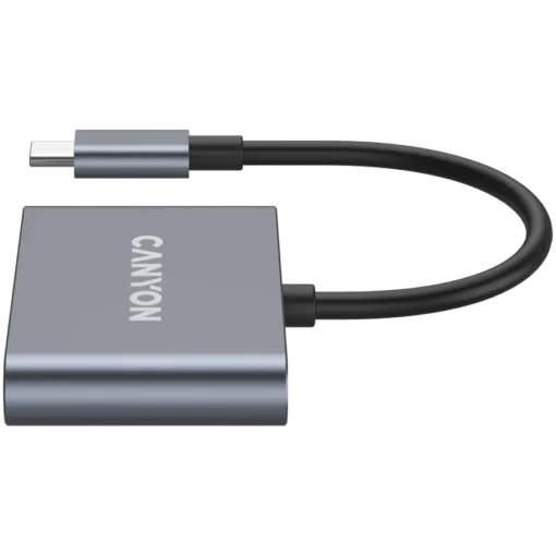 USB хъб CANYON hub DS-3 3in1 USB-C Dark Grey - Image 21