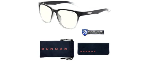 Геймърски очила GUNNAR Berkeley Onyx Fade, Clear, Черен - Image 4