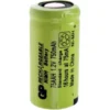 Акумулаторна батерия   NiMH 75AAH-B  2/3AA  1.2V 600mAh 1бр. GP BATTERIES