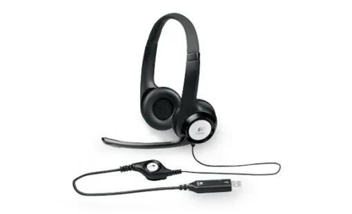 Logitech H390 Stereo headset USB 981-000406 - Image 4