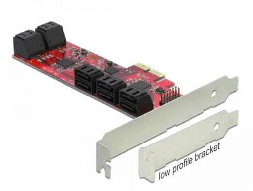 Контролер Delock SATA PCI Express Card - 10 ports - Image 2