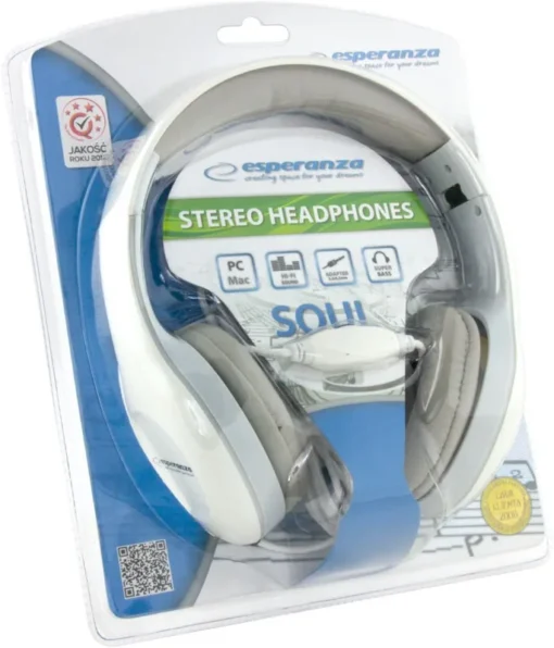 Esperanza слушалки AUDIO STEREO EH138W SOUL WHITE - Image 5