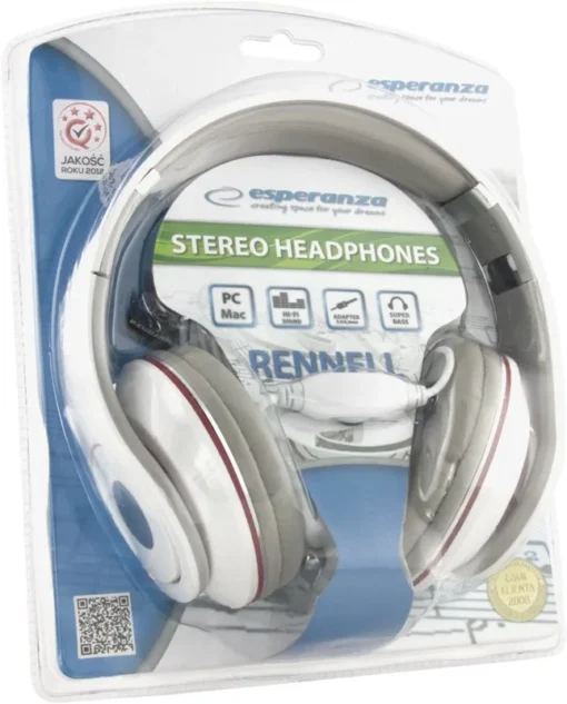 Esperanza слушалки AUDIO STEREO EH141W RENELL WHITE - Image 3