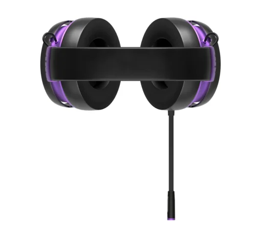 Геймърски безжични слушалки Dark Project Sono Wireless - Black/Violet - Image 5