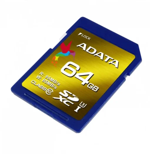 Adata SD XC XPG 64GB UHS-1 U3/Class10 4K 3D - Image 2