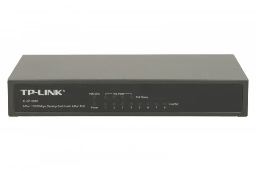 TP-LINK SF1008P switch 8x10/100 PoE Desktop