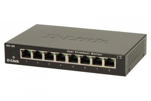 D-Link Switch 8-port 10/100 Metal Housing - Image 3