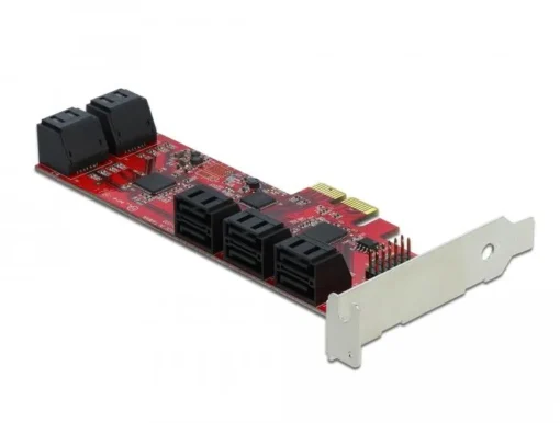 Контролер Delock SATA PCI Express Card - 10 ports - Image 3