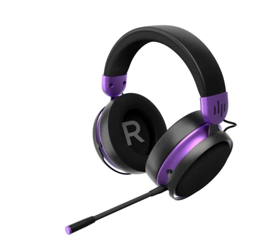 Геймърски безжични слушалки Dark Project Sono Wireless - Black/Violet - Image 2