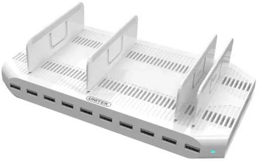 Unitek USB DOCKING 10xUSB 24A 96W; Y-2172