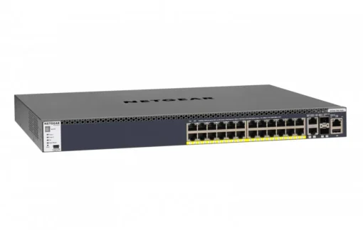 Netgear Switch M4300 24xGE(24xPoE+) 2x10GE 2xSFP+ GSM4328PA 550W