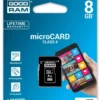 GOODRAM microSD 8GB C4 1-adapter