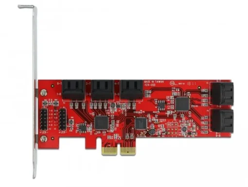 Контролер Delock SATA PCI Express Card - 10 ports - Image 4