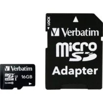 Verbatim Micro SDHC 16GB Class10 UHS-I + Adapter