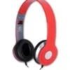 Rebeltec CITY red stereo headphone with micropho