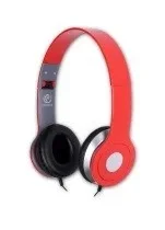 Rebeltec CITY red stereo headphone with micropho