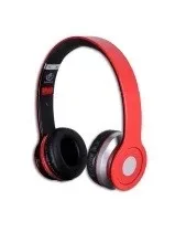 Rebeltec Stereo headphone bluetooth CRISTAL red