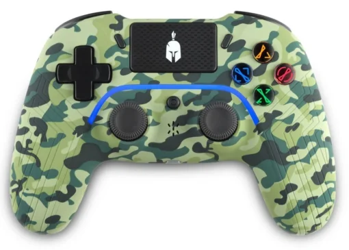 Безжичен геймпад Spartan Gear Aspis 4 за PC и PS4 Green Camo