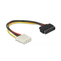 Кабел DeLock Power Cable SATA 15 pin женско към 4 pin женско 20 cm